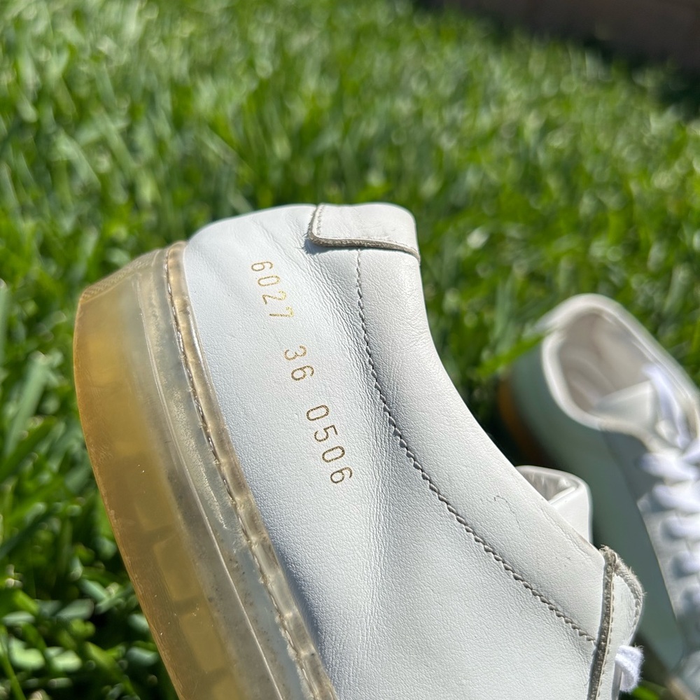 Common Projects Achilles low top sneakers transparent sole size 36 - Picture 12 of 16